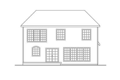 European House Plan #035-00741 Elevation Photo