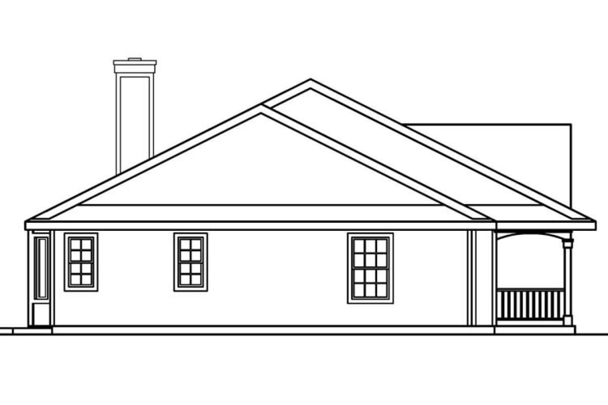 Country House Plan #035-00742 Elevation Photo