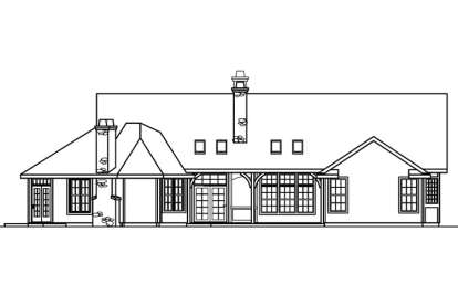 French Country House Plan #035-00744 Elevation Photo