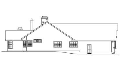 French Country House Plan #035-00744 Elevation Photo
