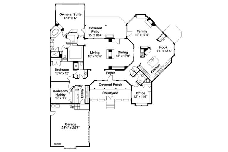 House Plan House Plan #18191 Drawing 1
