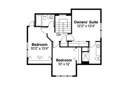 2nd Floor for House Plan #035-00746