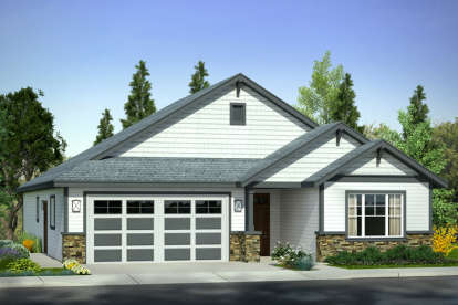 Craftsman House Plan #035-00747 Elevation Photo