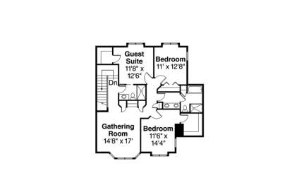 2nd Floor for House Plan #035-00748