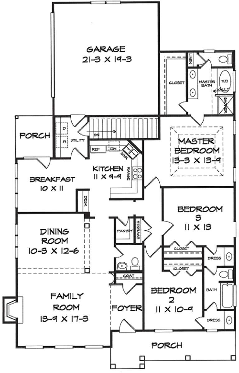 House Plan House Plan #18199 Drawing 1