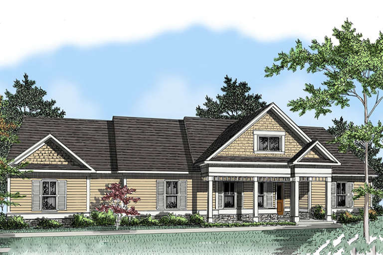 Country House Plan #6082-00063 Elevation Photo