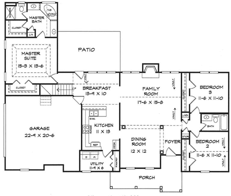 House Plan House Plan #18200 Drawing 1