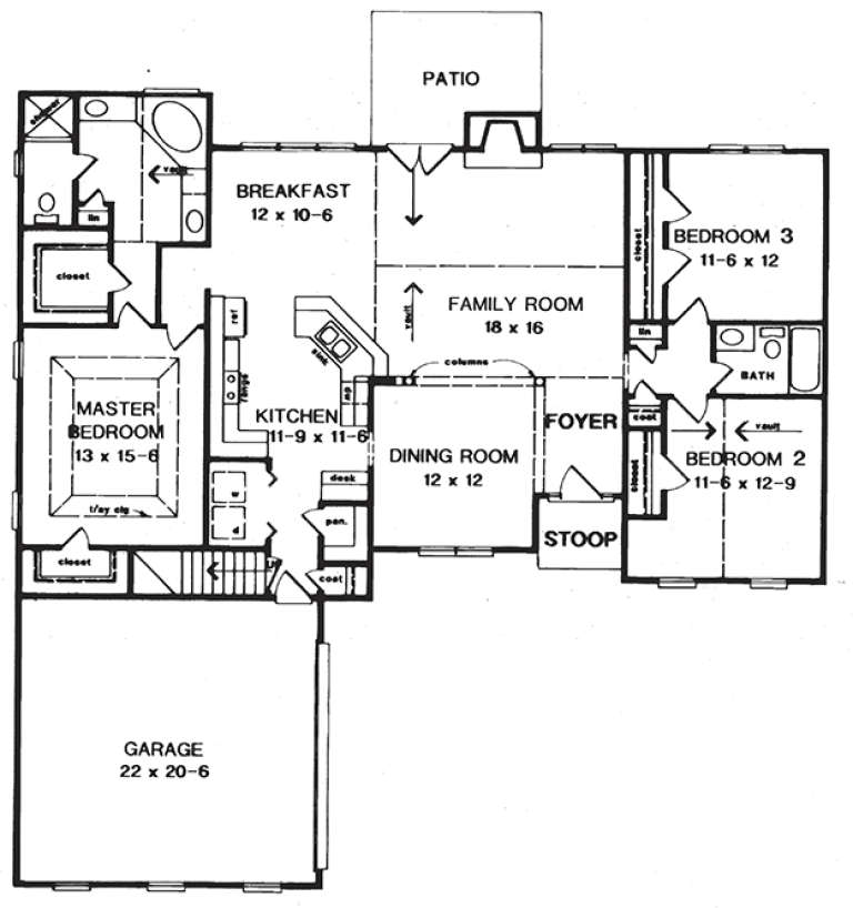 House Plan House Plan #18202 Drawing 1
