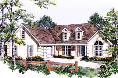 Traditional House Plan #6082-00066 Elevation Photo