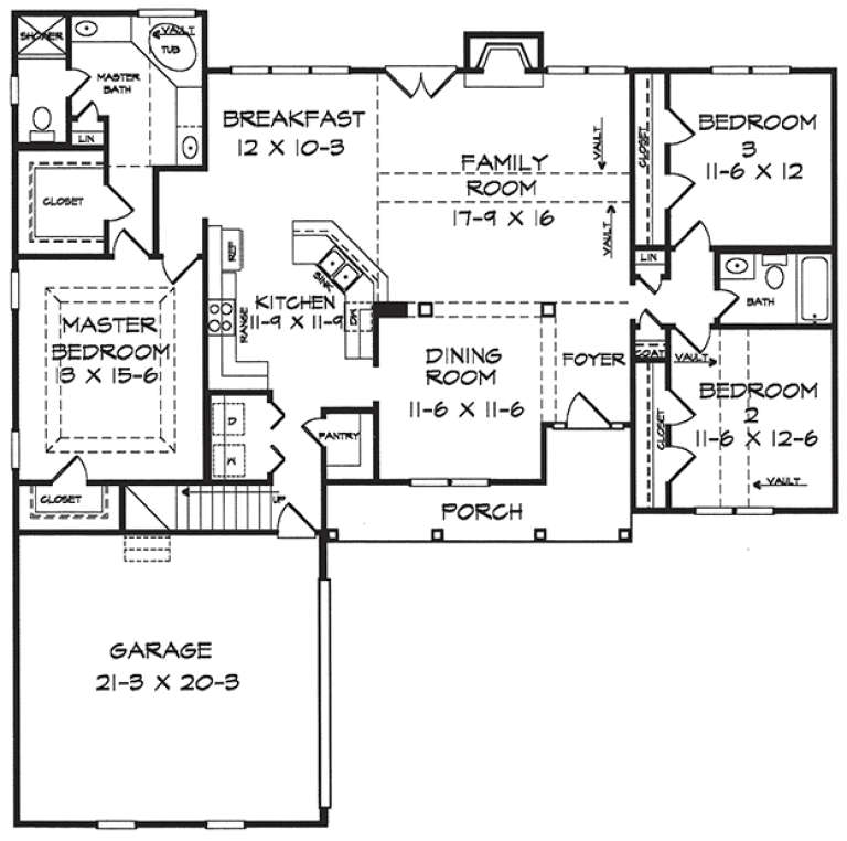 House Plan House Plan #18203 Drawing 1