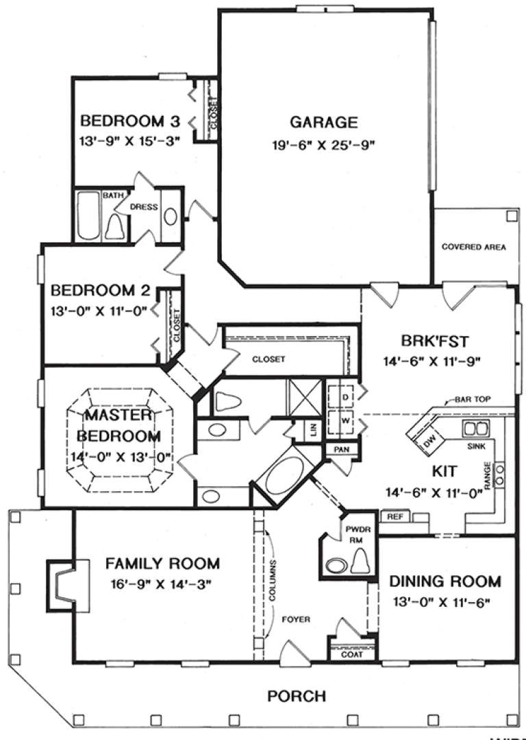 House Plan House Plan #18205 Drawing 1