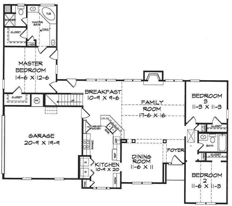 House Plan House Plan #18207 Drawing 1
