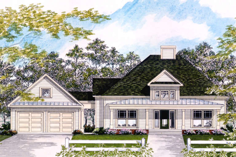 Country House Plan #6082-00072 Elevation Photo