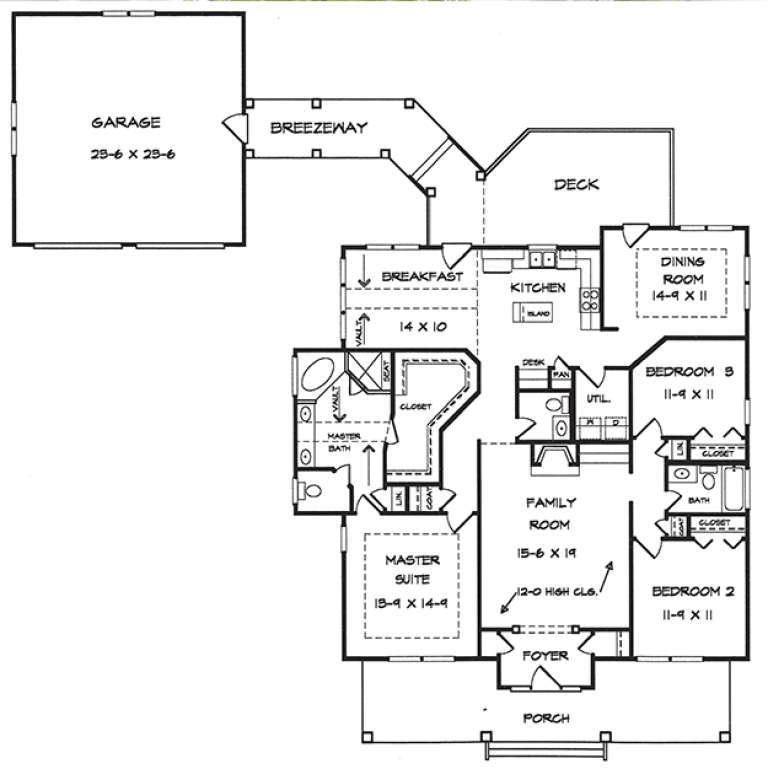 House Plan House Plan #18209 Drawing 1