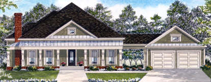 Southern House Plan #6082-00076 Elevation Photo