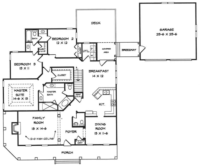 House Plan House Plan #18213 Drawing 1