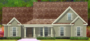 Country House Plan #6082-00077 Elevation Photo
