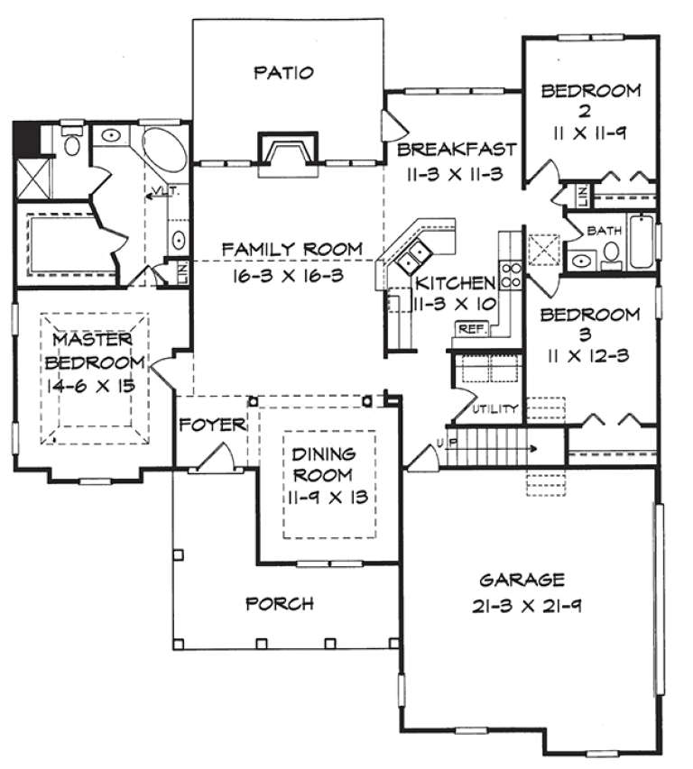 House Plan House Plan #18214 Drawing 1