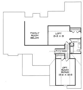 Upper for House Plan #6082-00077