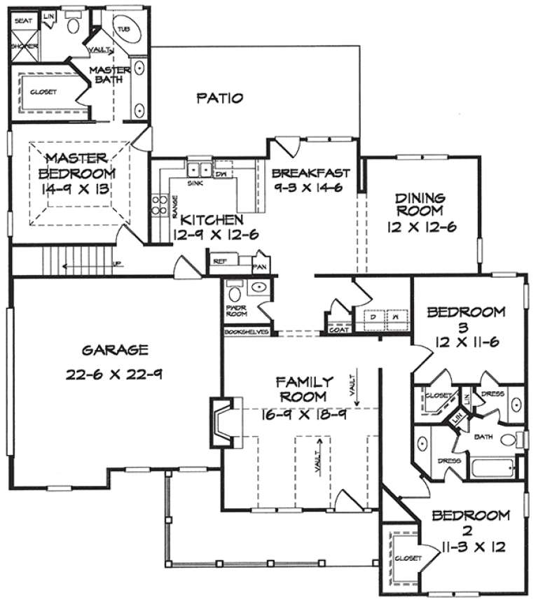 House Plan House Plan #18215 Drawing 1