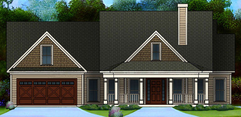 House Plan House Plan #18216 Front Elevation