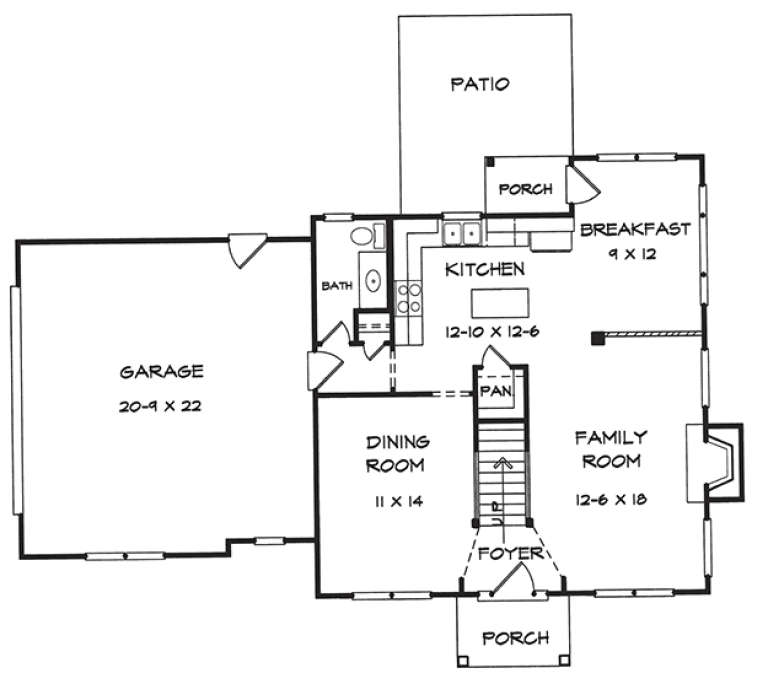 House Plan House Plan #18219 Drawing 1
