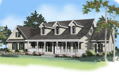 Country House Plan #6082-00083 Elevation Photo