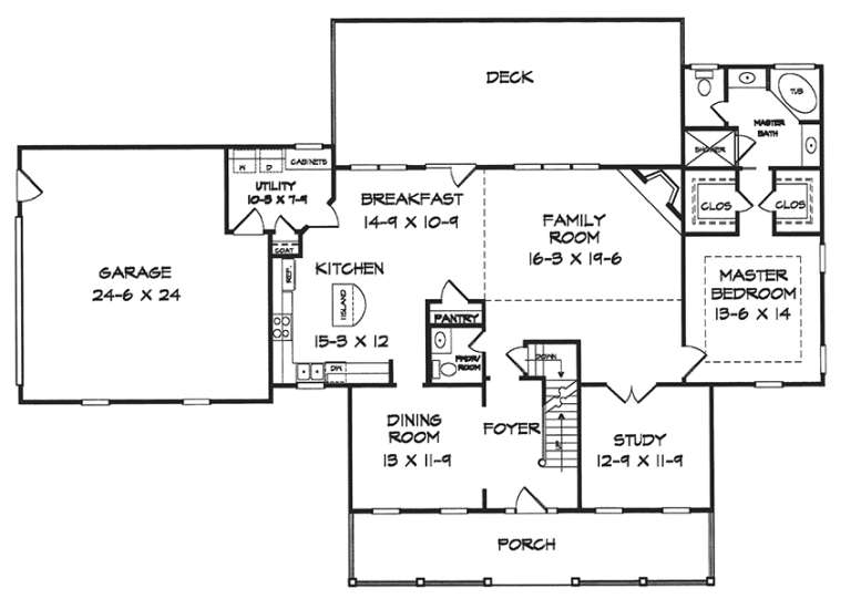 House Plan House Plan #18220 Drawing 1
