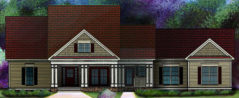 House Plan House Plan #18223 Front Elevation