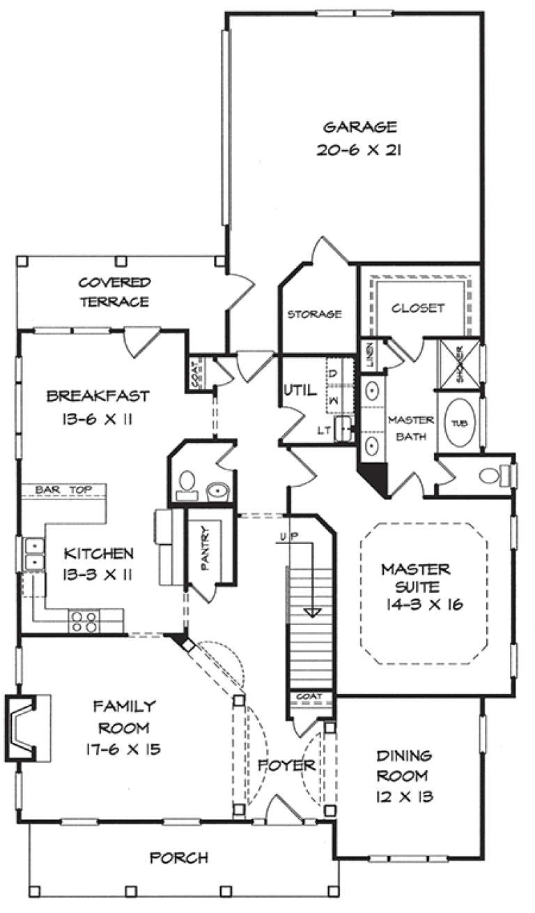 House Plan House Plan #18227 Drawing 1