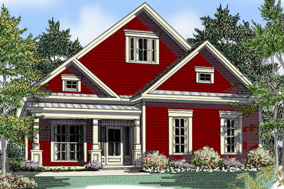 Country House Plan #6082-00091 Elevation Photo