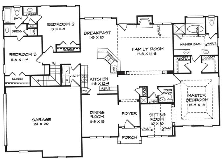 House Plan House Plan #18230 Drawing 1
