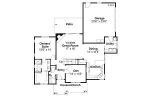 1st Floor for House Plan #035-00752