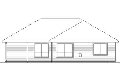 Craftsman House Plan #035-00754 Elevation Photo