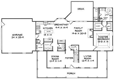 Main Floor for House Plan #6082-00095