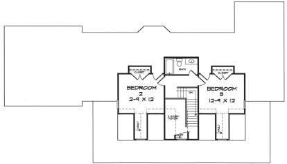 Second Floor for House Plan #6082-00095