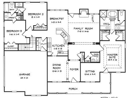 Main for House Plan #6082-00096