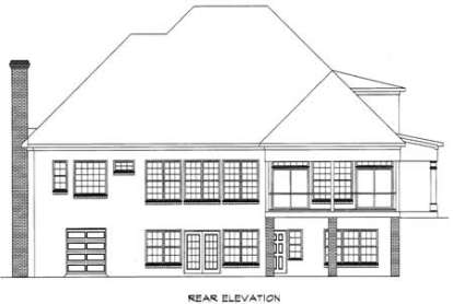 Traditional House Plan #6082-00097 Elevation Photo