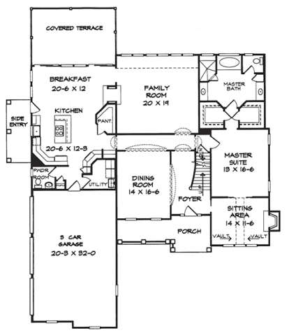 House Plan House Plan #18238 Drawing 1
