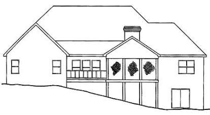 Traditional House Plan #6082-00098 Elevation Photo