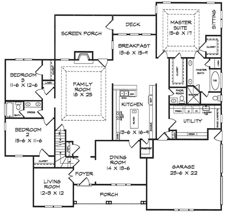 House Plan House Plan #18240 Drawing 1