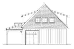 Craftsman House Plan #035-00758 Elevation Photo