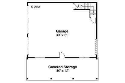 1st Floor for House Plan #035-00758