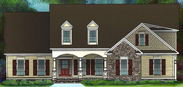 House Plan House Plan #18243 Front Elevation