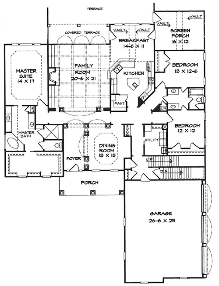 House Plan House Plan #18243 Drawing 1