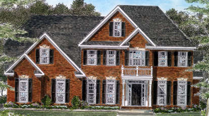 House Plan House Plan #18245 Front Elevation
