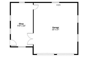 Floorplan 1 for House Plan #035-00760