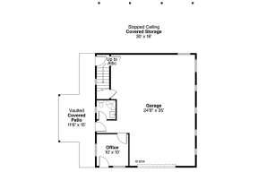 Floorplan 1 for House Plan #035-00761