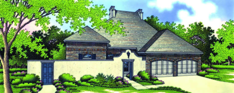 Traditional House Plan #048-00111 Elevation Photo