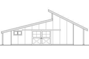 Barn House Plan #035-00766 Elevation Photo